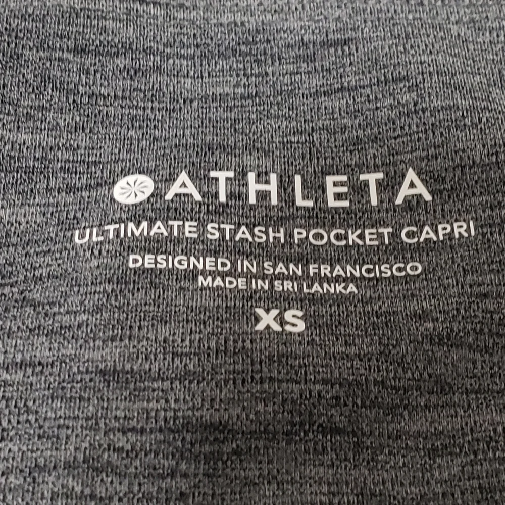 Athleta Sz XS Ultimate Stash Pocket Capri Gray - Picture 12 of 15